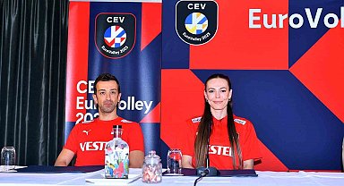 2023 CEV Kadınlar Avrupa Şampiyonası Yarı Finalleri'nin medya günü yapıldı