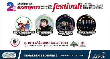 2'nci Uluslararası Esenyurt Halk Dansları Müzik ve Sanat Festivali başlıyor