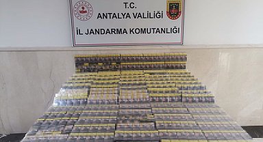 Antalya'da 5 bin 150 paket kaçak sigara ele geçirildi