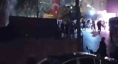 Ataşehir'de asker eğlencesinde tehlikeli anlar