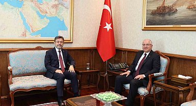 Bakan Güler, Bakan Yumaklı ile bir araya geldi