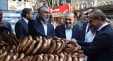 Bakan Işıkhan, Kocaeli'de esnafla bir araya geldi