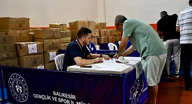 Balıkesir'de 236 Spor Kulübüne Malzeme Desteği