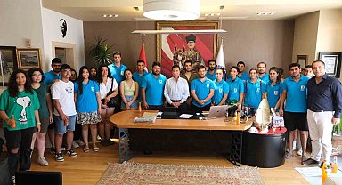 Başkan Aras, Tarım Kampı öğrencilerini ağırladı