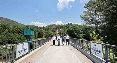 Başkan Zolan, yapılan köprüleri yerinde inceledi