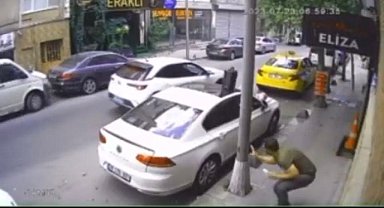 Bayrampaşa'da köfteci dükkanını kurşun yağmuruna tutan şüpheli kamerada