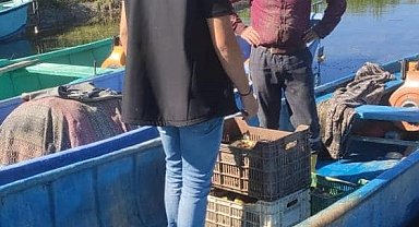 Beyşehir'de göl ve göletlerde avlanan tatlı su balıklarının boy limiti denetleniyor