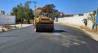 Bodrum Turgutreis'te sıcak asfalt çalışması tamamlandı