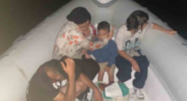 Bodrum'da Türk karasularına itilen 6 göçmen kurtarıldı