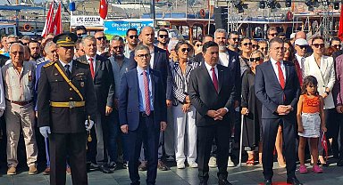 Bodrum'da Zafer Bayramı kutlamaları törenle başladı