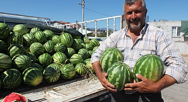 Burhaniye’de Karpuz Yüz Güldürdü
