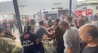 Bursa'da yakıt dolu varil bomba gibi patladı : 1 ağır yaralı