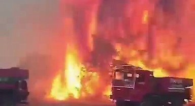 Çanakkale'ye desteğe giden Denizli ekibi alevlerin arasında kaldı