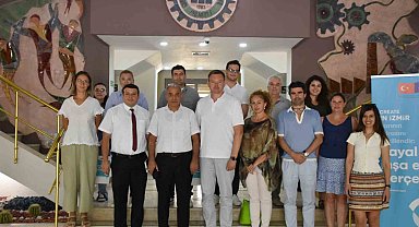 Denizli OSB, Dijital Hub'ı projesi ekibiyle buluştu