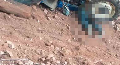 Devrilen traktörün altında kalan kişi hayatını kaybetti