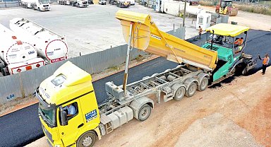 Dicle sokağa 700 ton asfalt serildi