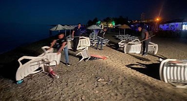 Edremit Sahillerinde Gece Operasyonu   