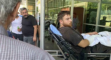 Elini kıyma makinesine kaptıran gencin parmakları parçalandı