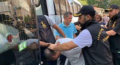 Esenyurt'taki tekel bayi cinayetinin zanlıları adliyeye sevk edildi