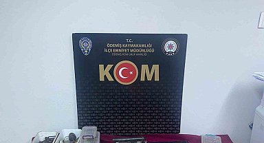 Evini silah atölyesine çeviren şüpheli kıskıvrak yakalandı