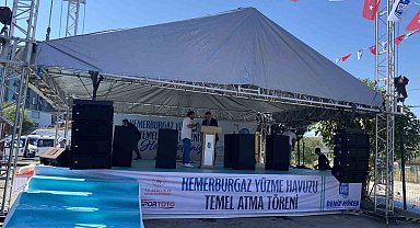 Eyüpsultan'da 3. yüzme havuzunun temeli düzenlenen törenle atıldı