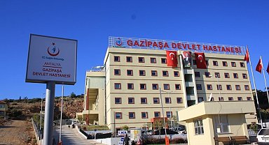 Gazipaşa Devlet Hastanesi'ne 7 ayda 201 bin 485 hasta başvurdu