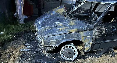 Gazipaşa'da kundaklandığı iddia edilen araç kullanılamaz hale geldi