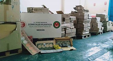 Gümrük Muhafaza Mersin'de hayali ihracata geçit vermedi