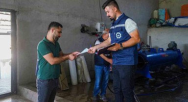 Halı yıkama fabrikası ve oto yıkamacılarda su denetimi