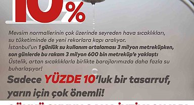 İBB Başkanı Ekrem İmamoğlu'ndan 'su tasarrufu' çağrısı
