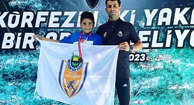İnegöllü sporcu körfez'de dereceye kulaç attı