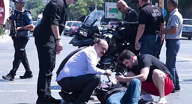 İstanbul İl Emniyet Müdürü Aktaş'tan kazazedeye yardım eli: Başından bir an ayrılmadı