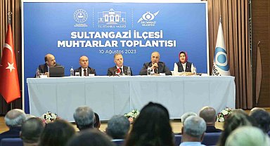 İstanbul Valisi Gül, Sultangazi'de muhtarlarla bir araya geldi