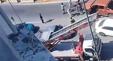 Kağıthane'de trafik kavgası kamerada: Tek yumrukla yere serdi