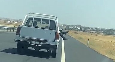 Karayolunda tehlikeli yolculuk
