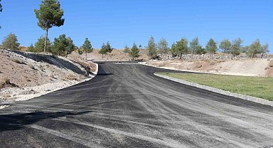Kır düğün bahçesi yolu asfaltlandı