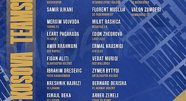 Kosova Milli Takımı'na Süper Lig'den 8 isim