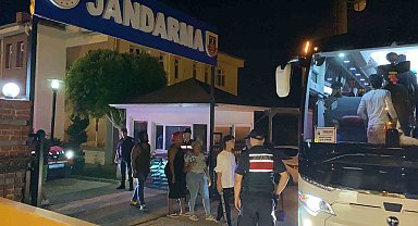 Manavgat'ta çalışma izni olmayan 29 yabancı uyruklu şahıs yakalandı