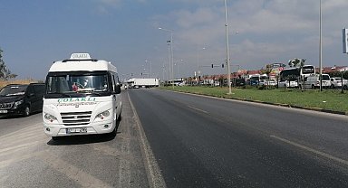 Manavgata'ya minibüs yayaya çarptı: 1 yaralı