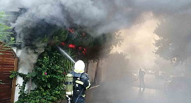 Marmaris'te otelde yangın