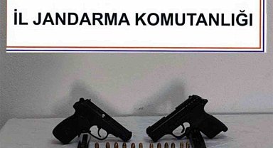 Milas'ta ruhsatsız silah operasyonu
