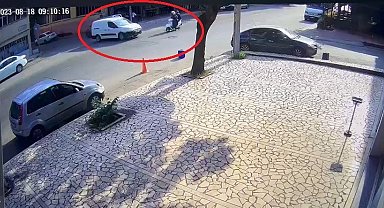 Motosikletteki iki genç böyle ölümden döndü