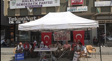 Muş'ta annelerin evlat nöbeti devam ediyor