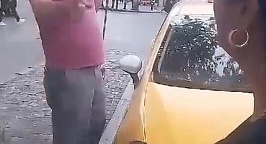 Müşteri seçen taksici kamerada: "Kimi alıp almayacağım sizi ilgilendirmez"