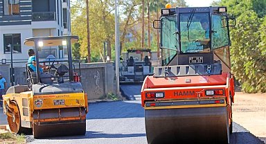 Oba Mahallesi'nde asfalt çalışması tamamlandı