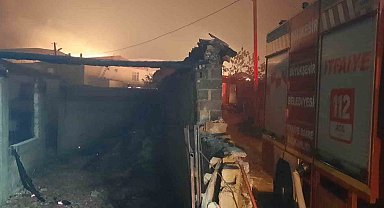 Orman yangını, Ulupınar Köyü'nde evlere sıçradı