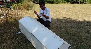 Sahibinden satılık az kullanılmış tabut
