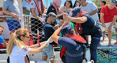Sahil Güvenlikten Fethiye ve Datça'da üç tıbbi tahliye