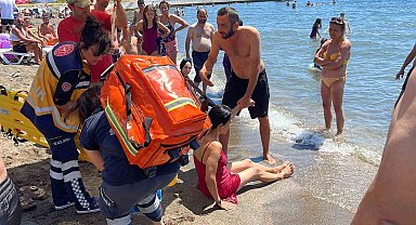 Sinop'ta bir kişi boğulma tehlikesi geçirdi