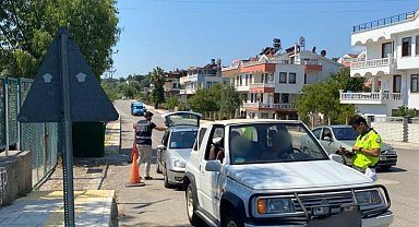 Sinop'ta Huzurlu Sokaklar Uygulaması: 13 bin 597 TL ceza